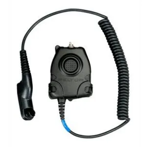 3M Peltor NATO Wired Large Push-To-Talk Adapter for Motorola APX