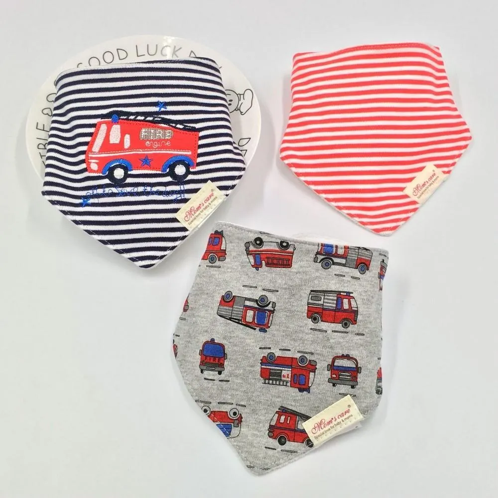 3PCS Baby Cotton double-layer thick waterproof Bibs Baby Accessories Wholesale