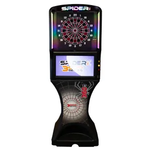 Arachnid Spider 360 3000 Series Premium Dual-Head Electronic Dartboard (Touch to Flip)