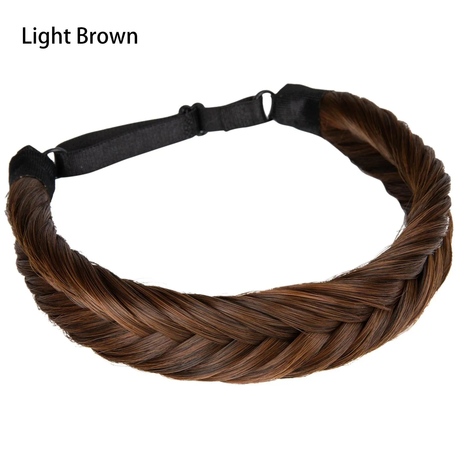 Bohemian Style Fishtail Braids Headband Hairpiece - Festival Accessories