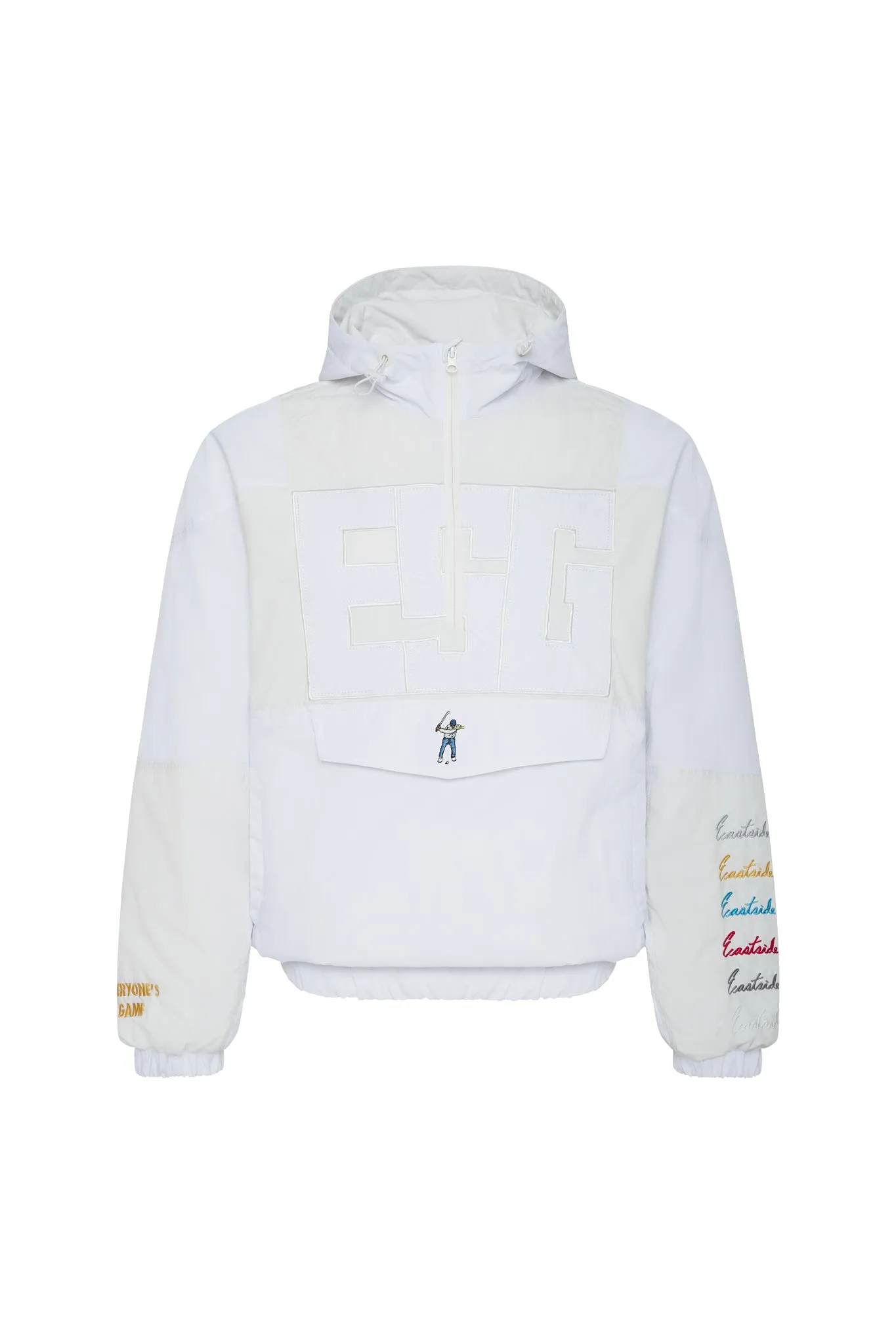 Bright White Nylon Spectator Jacket