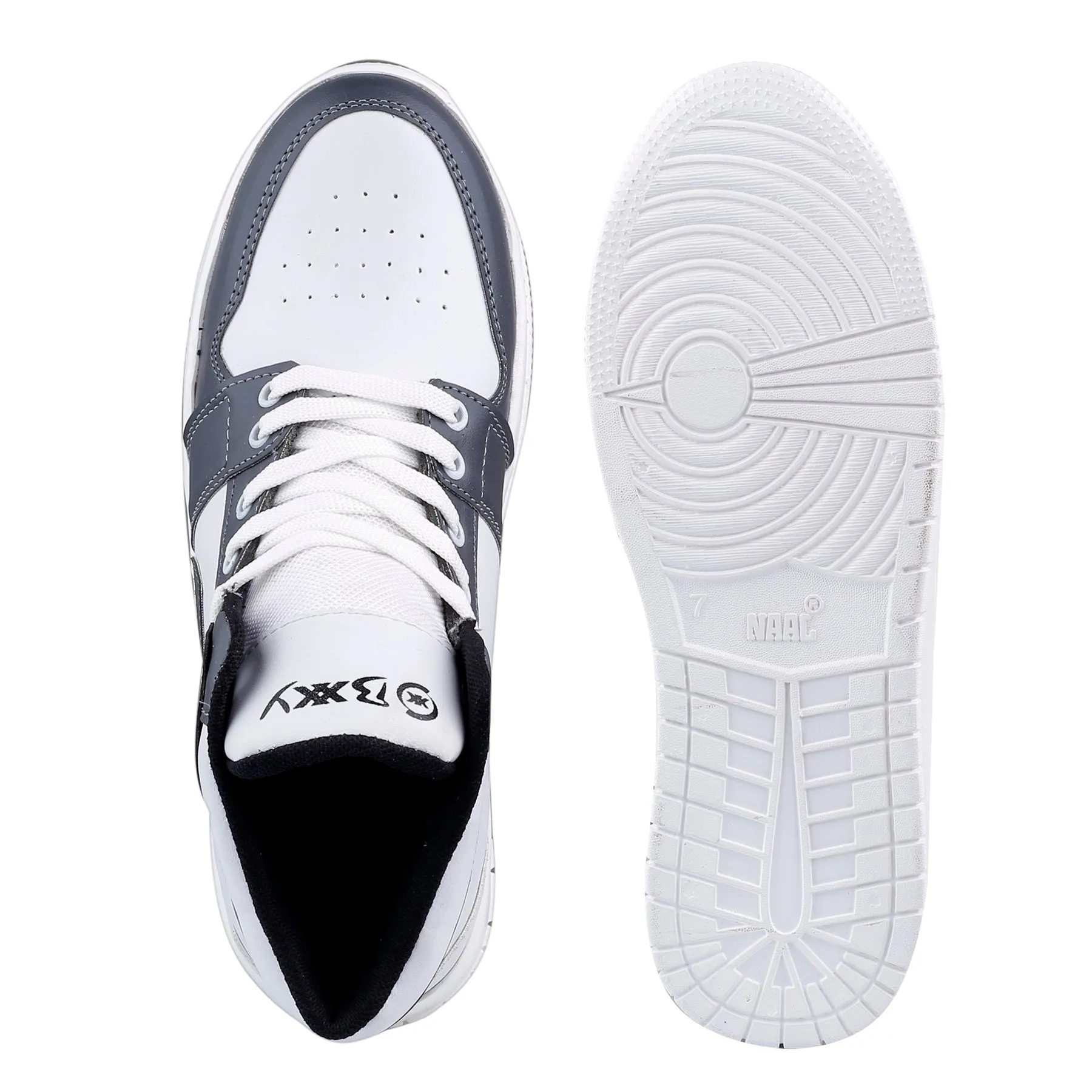 Bxxy's Comfortable Ankle Lace-up Casual Shoes for Men