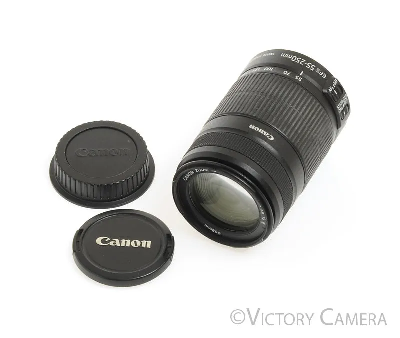 Canon EF-S 55-250mm f4-5.6 IS Telephoto Zoom Lens [EXC ]