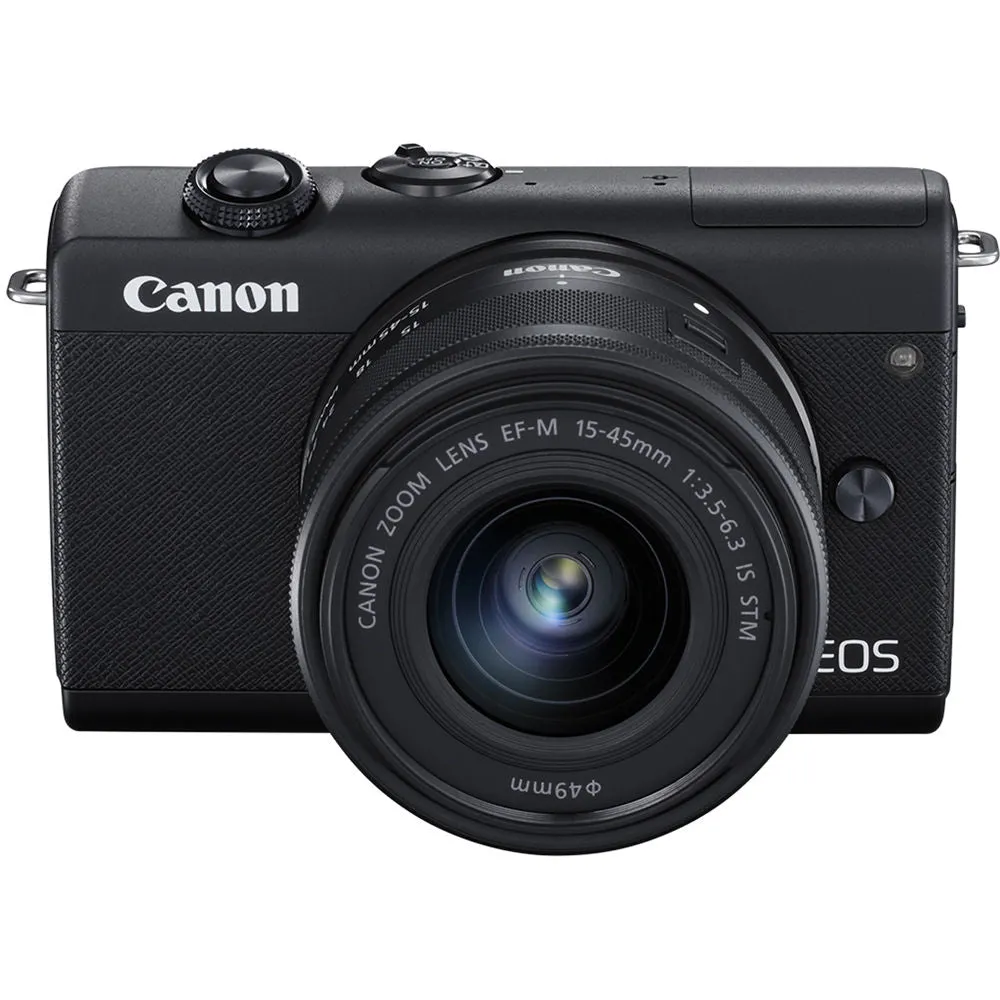 Canon EOS M200 Mirrorless Digital Camera with 15-45mm lens BLACK