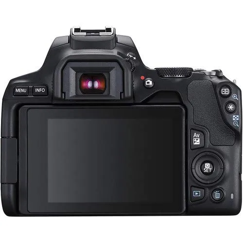 Canon EOS Rebel SL3 DSLR Camera with 18-55mm Lens (Black) Bundle with LCD Screen Protectors   Carrying Case and More