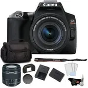 Canon EOS Rebel SL3 DSLR Camera with 18-55mm Lens (Black) Bundle with LCD Screen Protectors   Carrying Case and More