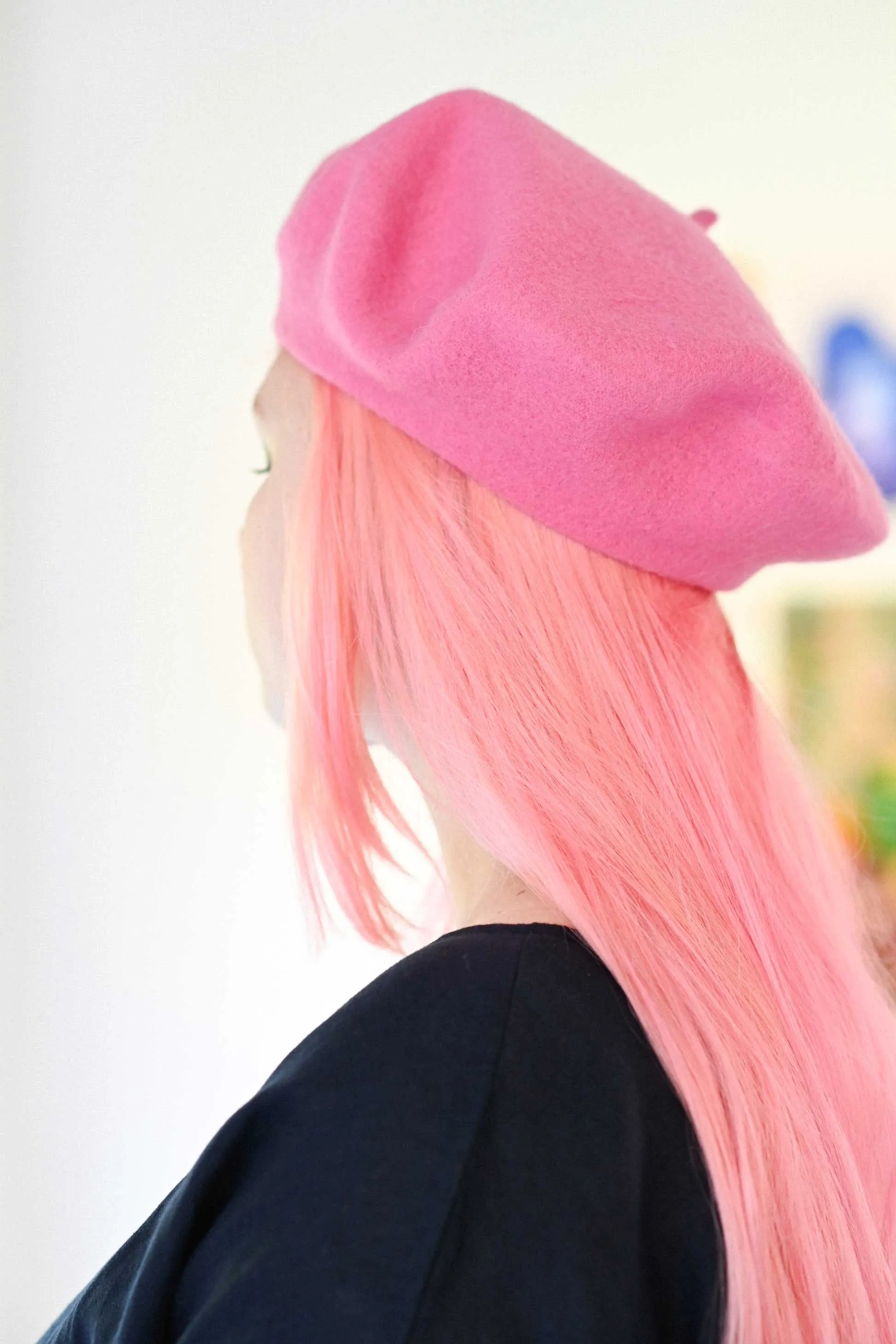 Classic Beret Rose