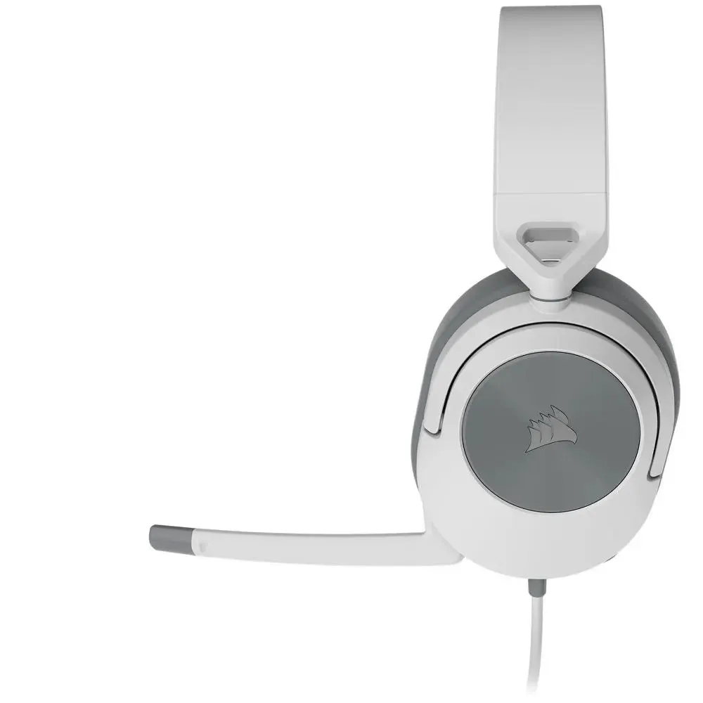 Corsair HS55 Surround Wired Gaming Headset for Xbox Series X|S/PlayStation 4/5/Nintendo Switch/PC - White