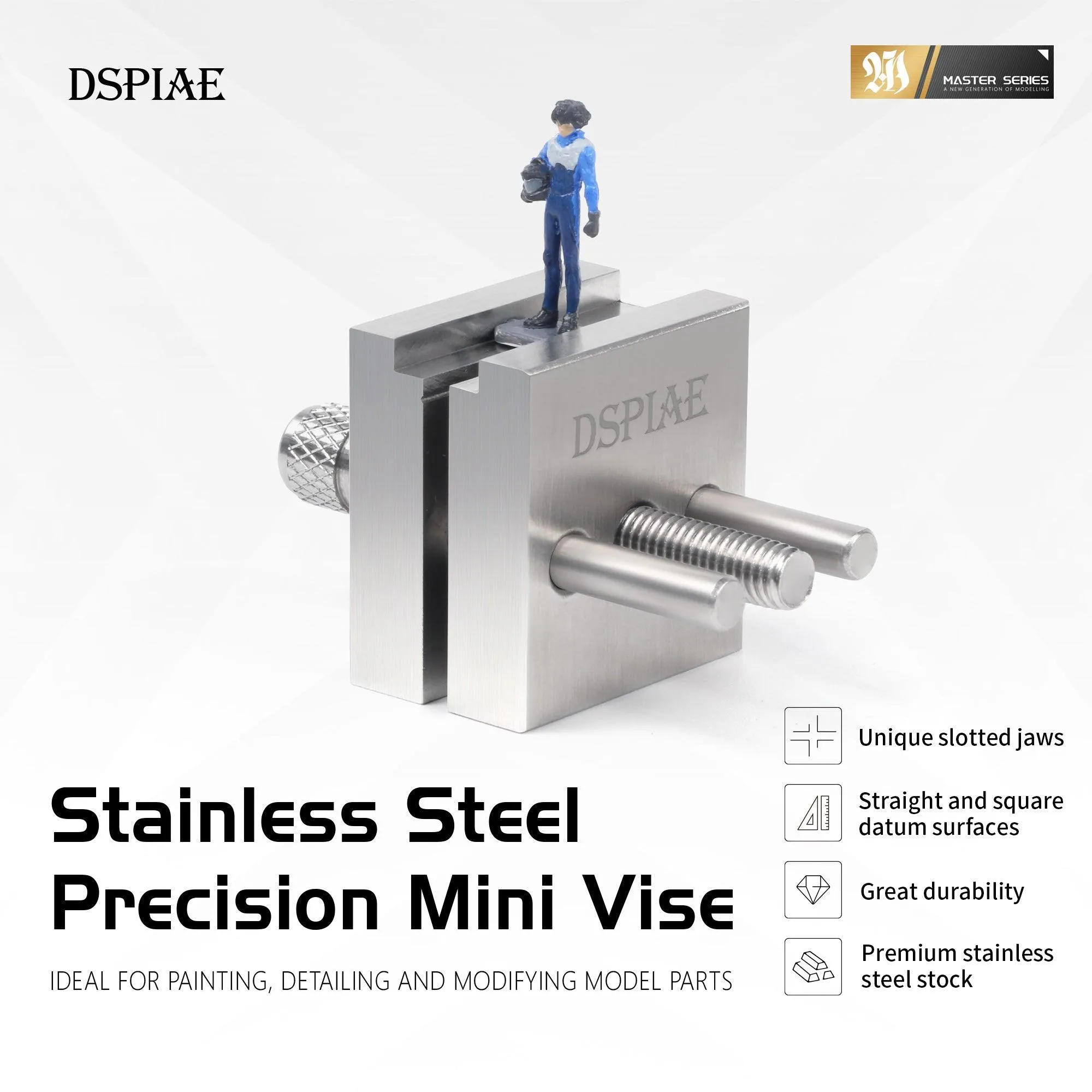 DSPIAE Stainless Steel Precision Mini Vise AT-MV