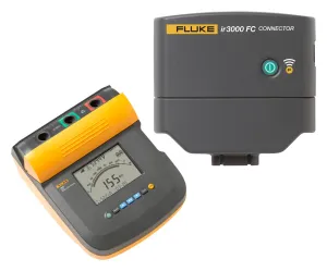 Fluke 1555 FC w/IR3000FC 10 kV Insulation Tester with IR3000 FC Connector