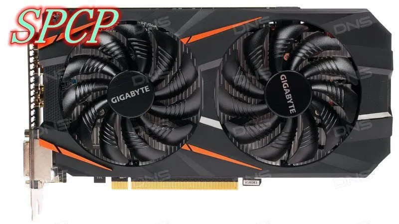 GIGABYTE GeForce GTX 1060 DirectX 12 GV-N1060WF2OC-3GD 3GB 192-Bit GDDR5 PCI Express 3.0 x16 ATX Video Card GRAPHICS CARD