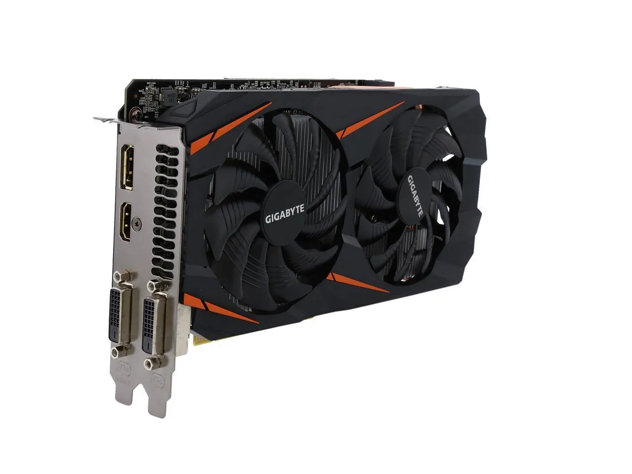 GIGABYTE GeForce GTX 1060 DirectX 12 GV-N1060WF2OC-3GD 3GB 192-Bit GDDR5 PCI Express 3.0 x16 ATX Video Card GRAPHICS CARD