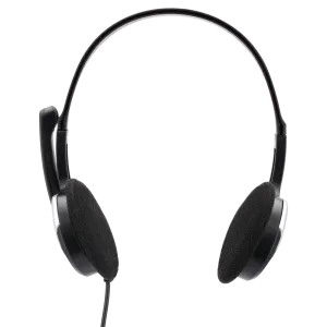 Hama HS-P100 Over-Ear PC Office Wired Headset - Black | 303554