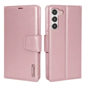 Hanman Samsung Galaxy S22 5G Case Leather Rose Gold