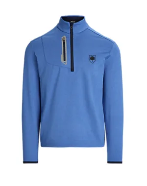 Hidden Creek RLX Luxury Perf Jersey 1/4 ZIP Blue