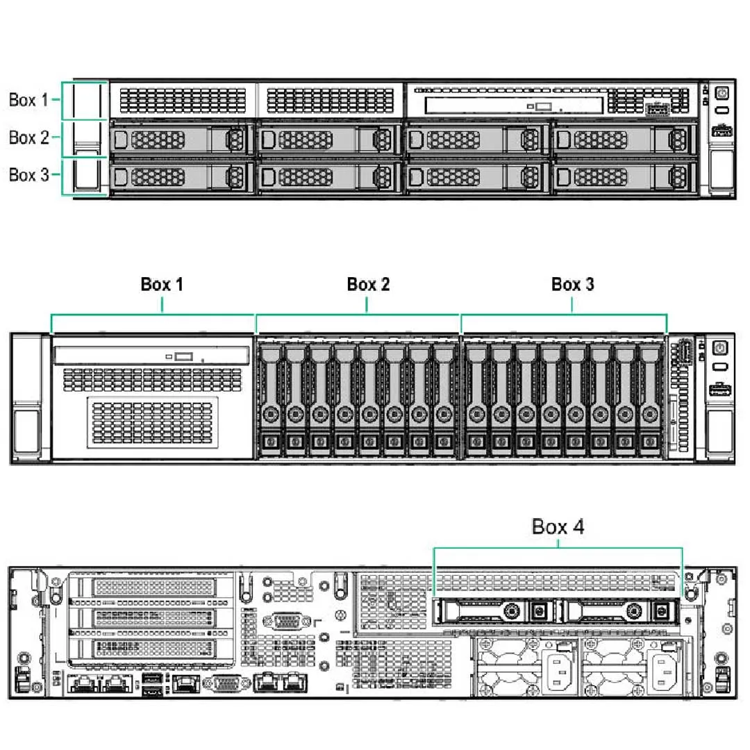 HPE ProLiant DL180 Gen10 5218 2.3GHz 16-core 1P 16GB-R S100i 8SFF 500W PS Server | P35520-B21