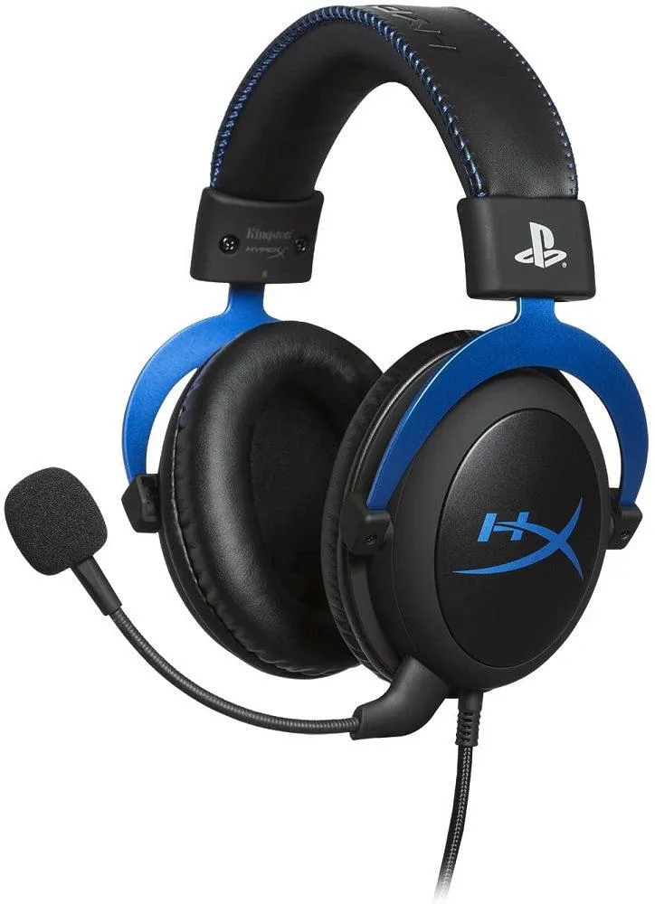 HyperX Cloud - Official PlayStation Licensed Gaming Headset for PS4 and PS5 with In-Line Audio Control, Detachable Noise Cancelling Microphone, Comfortable Memory Foam - (Black)