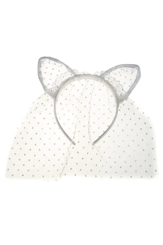 LACE CAT EARS HEADBAND