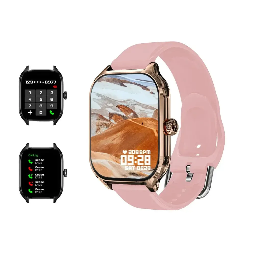 LAXASFIT New Smart Watch 2.01 inch HD Display Bluetooth Voice Call Heart Rate Monitor Multi Sport Mode Smartwatch Gift Men Women