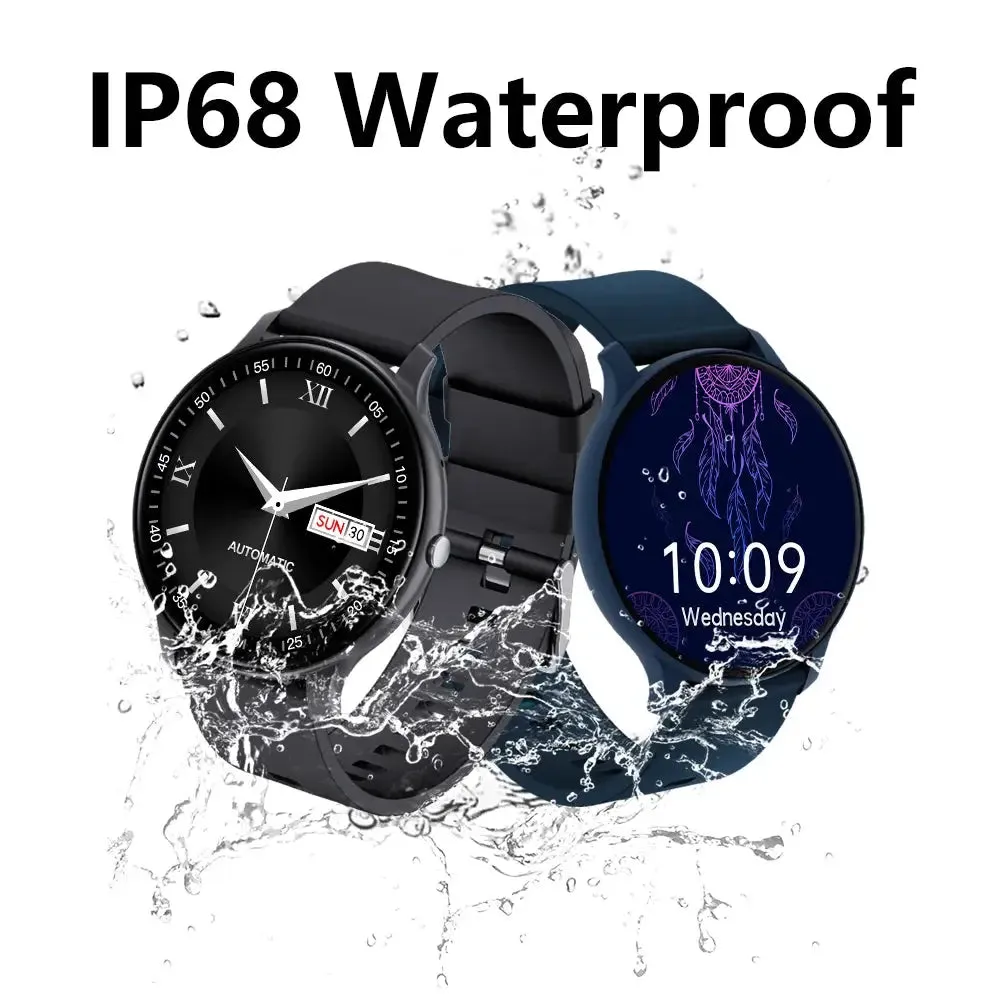 LAXASFIT New Smart Watch Heart Rate Sleep Health Monitor Bluetooth Talk IP68 Waterproof Sports Fashion Smart Watch Holiday Gift