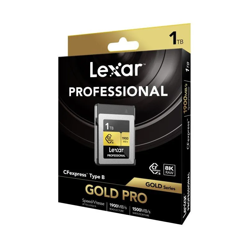 Lexar Professional Gold 1TB CFexpress Type B 1900MB/s Memory Card