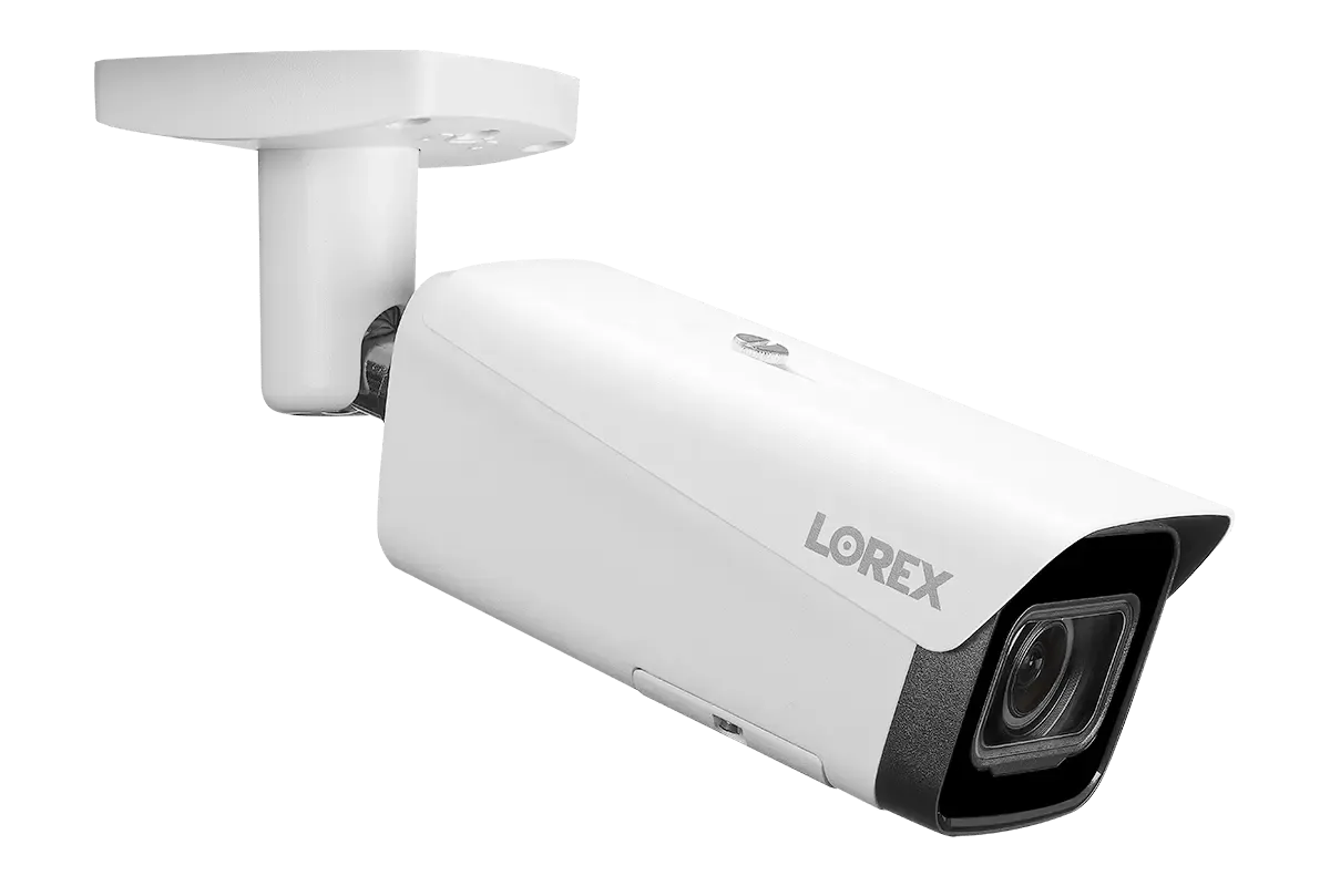 Lorex 4K (16 Camera Capable) 4TB Wired NVR System with Nocturnal 4 Smart IP Bullet Cameras Featuring Motorized Varifocal Lens, Vandal Resistant and 30FPS Recording