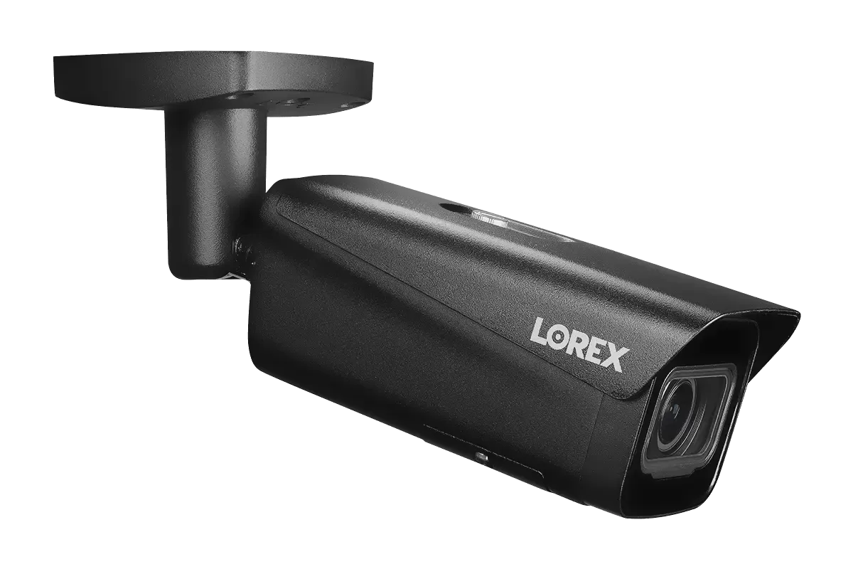 Lorex 4K (16 Camera Capable) 4TB Wired NVR System with Nocturnal 4 Smart IP Bullet Cameras Featuring Motorized Varifocal Lens, Vandal Resistant and 30FPS Recording