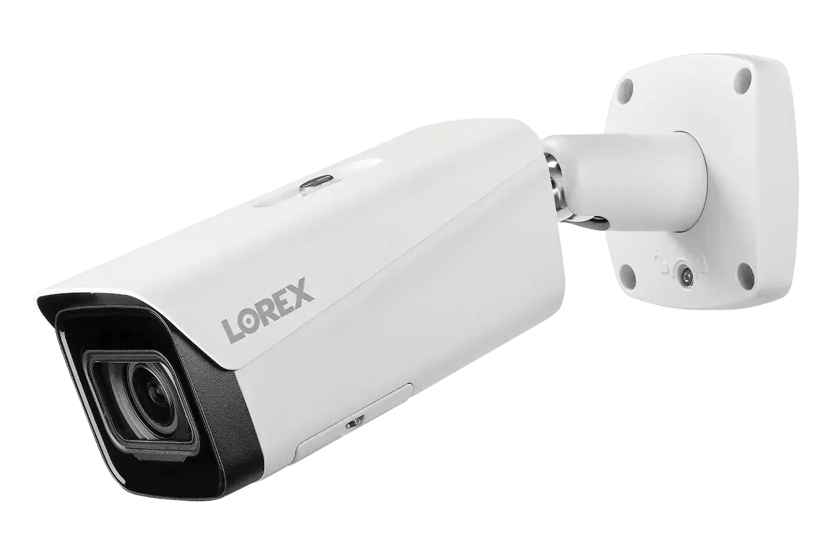 Lorex 4K (16 Camera Capable) 4TB Wired NVR System with Nocturnal 4 Smart IP Bullet Cameras Featuring Motorized Varifocal Lens, Vandal Resistant and 30FPS Recording