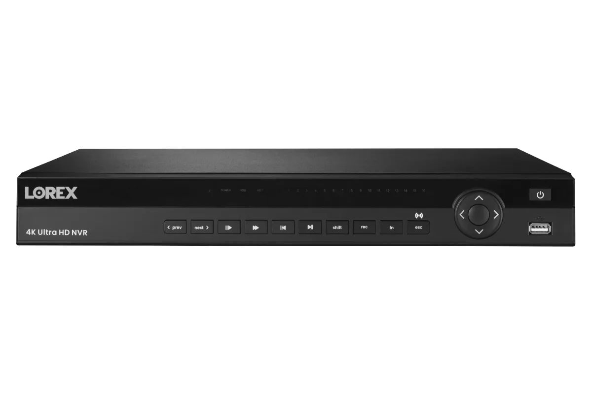 Lorex 4K (16 Camera Capable) Elite Series 4TB NVR