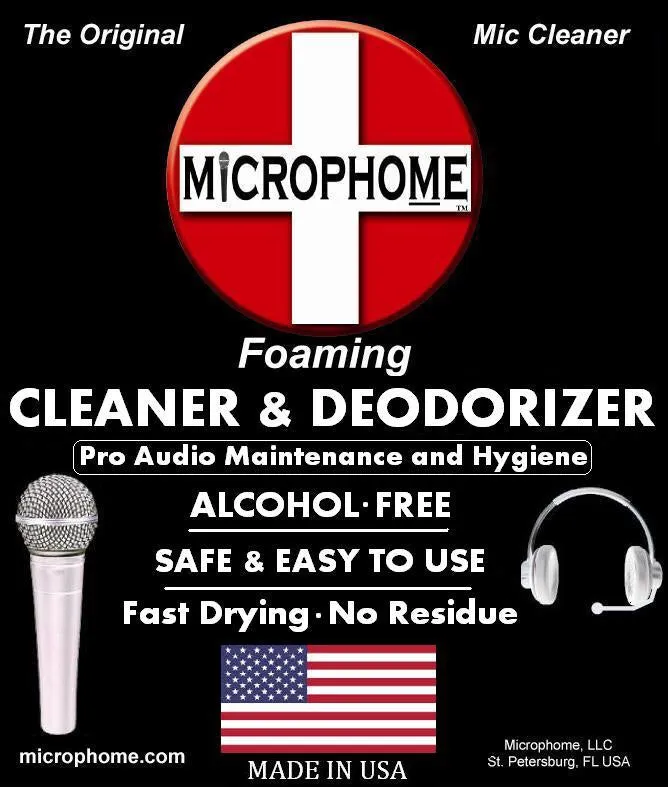 Microphome Mic Cleaner & Deodorizer