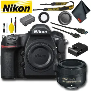 Nikon D850 DSLR Camera (International Model) Basic Bundle