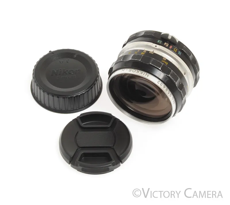 Nikon Nikkor-H 2.8cm 28mm f3.5 non-AI Wide Angle Lens [EXC ]