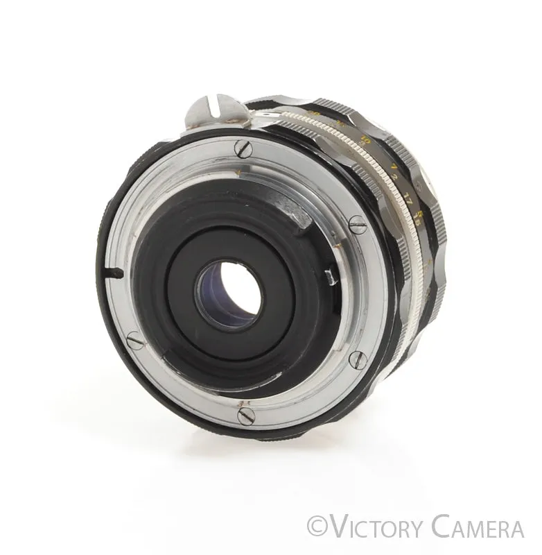 Nikon Nikkor-H 2.8cm 28mm f3.5 non-AI Wide Angle Lens [EXC ]