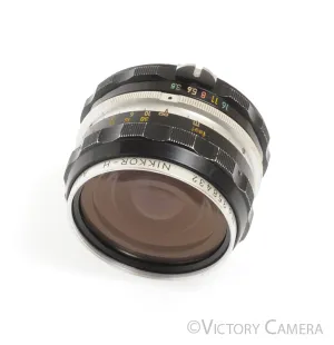 Nikon Nikkor-H 2.8cm 28mm f3.5 non-AI Wide Angle Lens [EXC ]