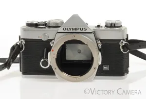 Olympus OM-1 MD Chrome Film Camera Body (no meter) [AS-IS]