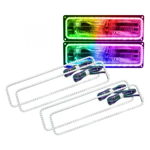 Oracle LED Headlight Halo Kit Chevy Blazer (1992-1994) Multicolored