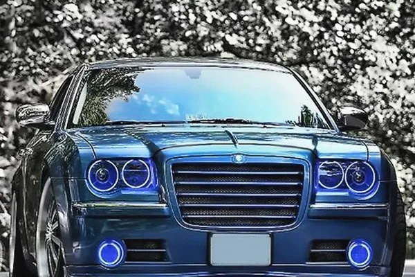 Oracle LED Headlight Halo Kit Chrysler 300C (2005-2010) Multicolored RGB