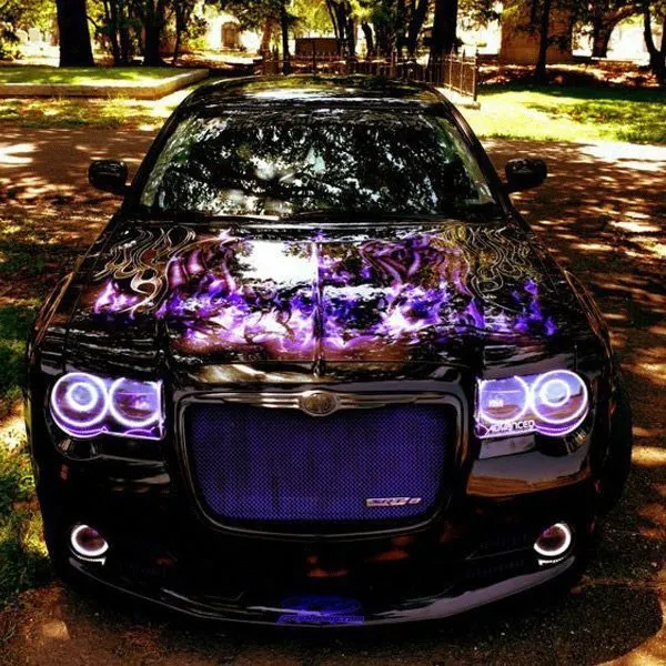 Oracle LED Headlight Halo Kit Chrysler 300C (2005-2010) Multicolored RGB