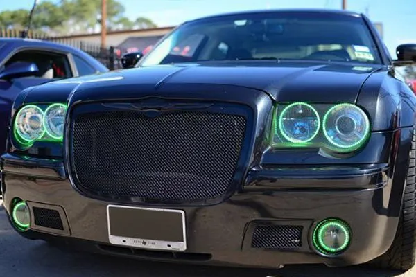 Oracle LED Headlight Halo Kit Chrysler 300C (2005-2010) Multicolored RGB