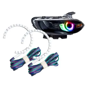 Oracle LED Headlight Halo Kit Dodge Dakota (2013-2016) Multicolored