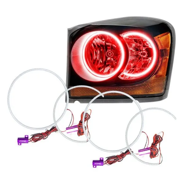 Oracle LED Headlight Halo Kit Dodge Durango (2004-2006) Multicolored