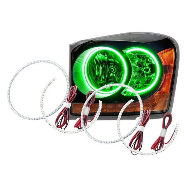 Oracle LED Headlight Halo Kit Dodge Durango (2004-2006) Multicolored