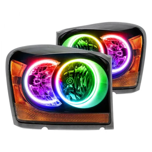 Oracle LED Headlight Halo Kit Dodge Durango (2004-2006) Multicolored