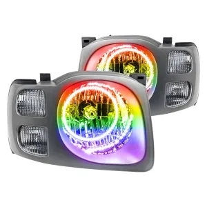 Oracle LED Headlight Halo Kit Nissan Xterra (2002-2004) Multicolored RGB