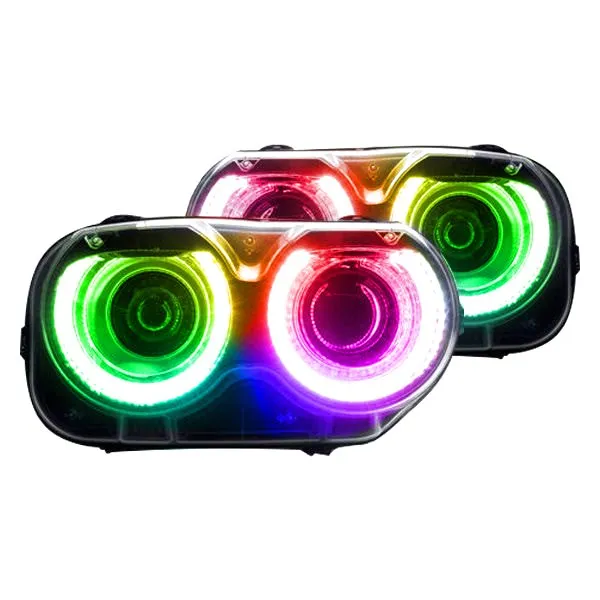 Oracle LED Headlight Halo Rings Dodge Challenger (2015-2023) White / ColorShift RGB