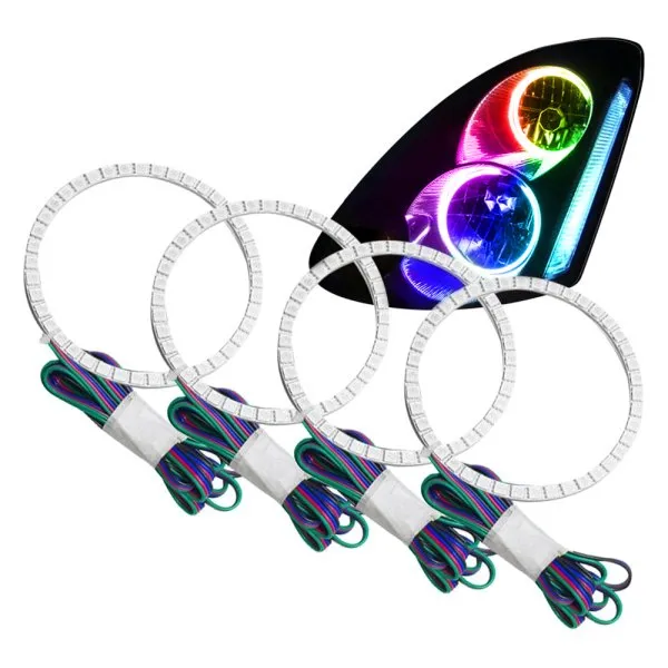 Oracle LED Headlight Halo Rings Infiniti G35 Coupe (2003-2005) Multicolored RGB