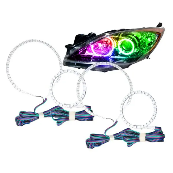 Oracle LED Headlight Halo Rings Mazda 3 (2010-2012) Multicolored