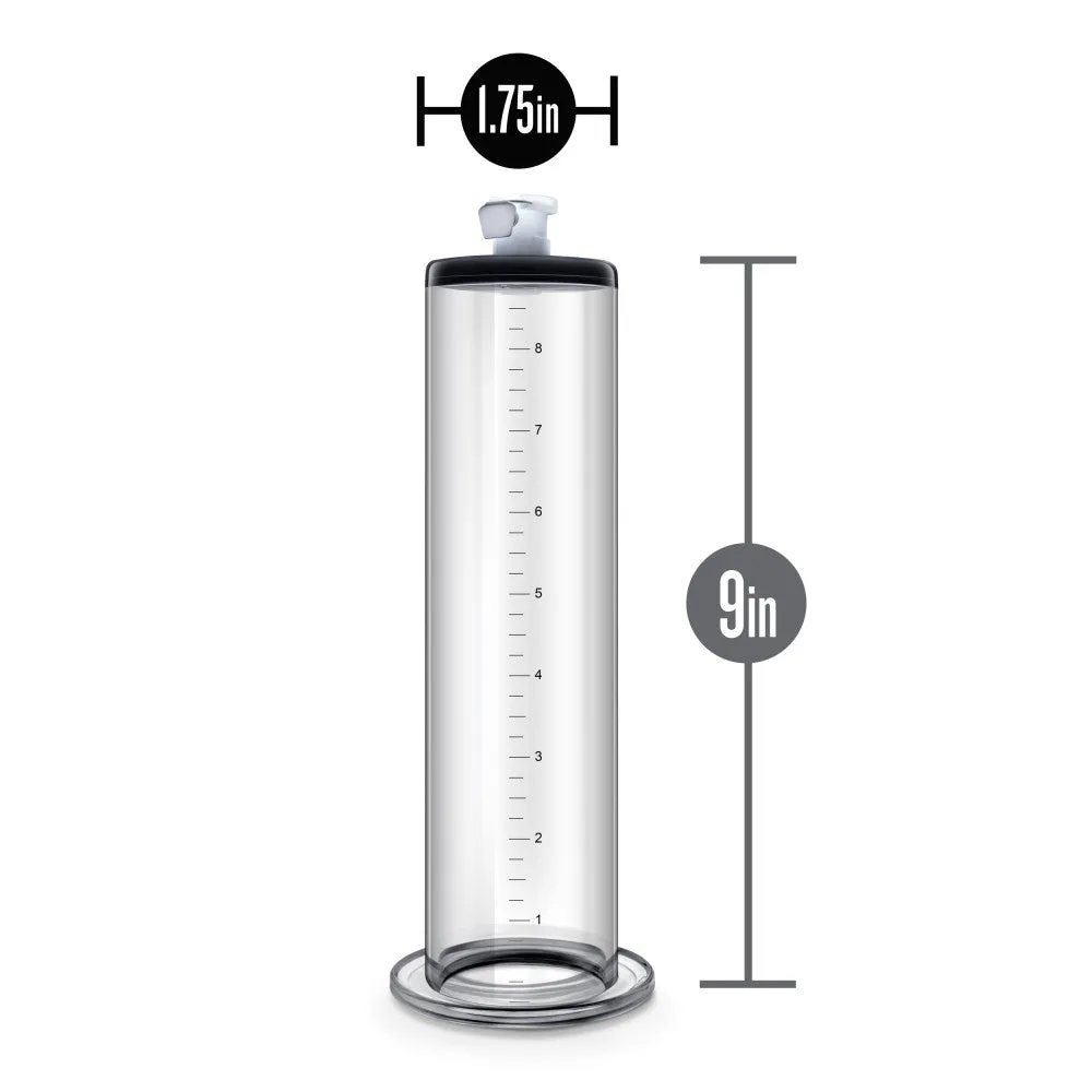 Performance By Blush® | - 9 Inch x 1.75 Inch Penis Pump Cylinder - Clear