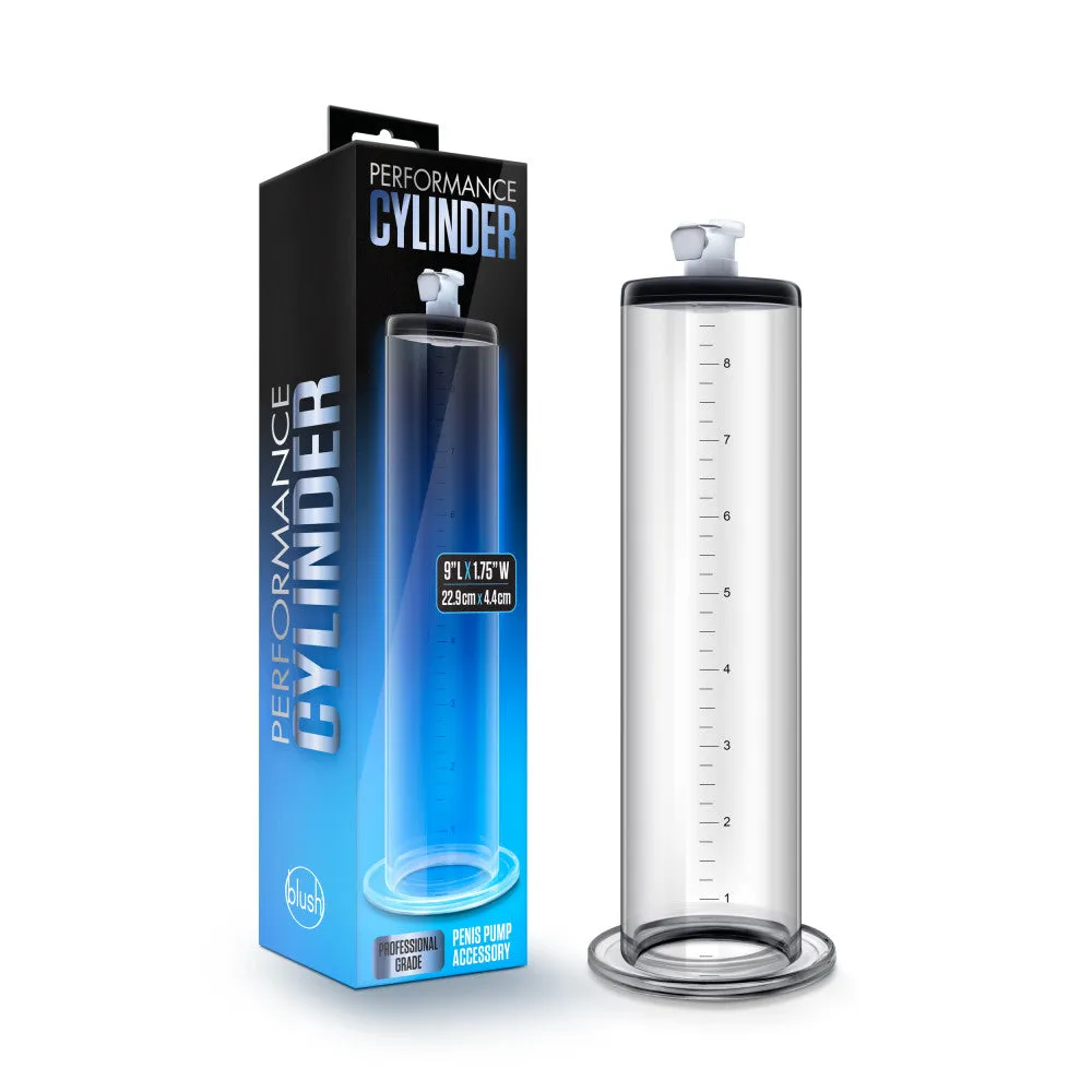 Performance By Blush® | - 9 Inch x 1.75 Inch Penis Pump Cylinder - Clear