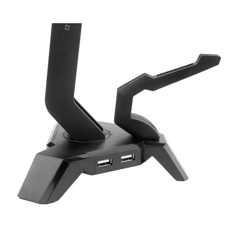 Redragon Sceptre Elite Rgb Gaming Headset Stand And Mouse Bungee - Black